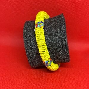 Yellow Beaded Bracelet